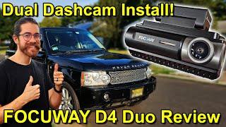 Dual Dashcam REVIEW and INSTALL! – FOCUWAY D4 Duo in my Supercharged Range Rover