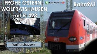 Osterstimmung am Bahnhof Wolfratshausen (mit Et 423, S-Bahn München) » Bahn961