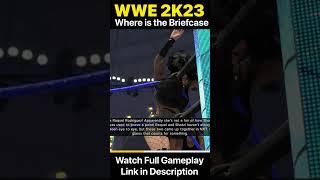 Where is the briefcase #shorts #youtubeshorts #wwe2k23