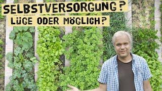 Kann ich mich aus meinem Garten selbst ernähren? Wie schwer ist Selbstversorgung für Familien