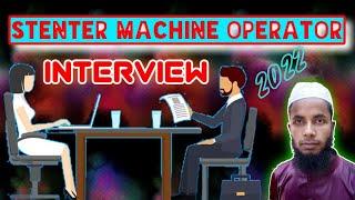 stainer machine Operator interview.Operator interview of the stainer machine.