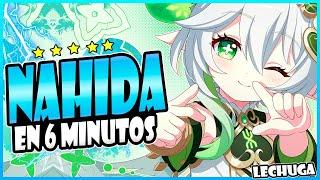 NAHIDA BUILD en 6 MINUTOS  - Guía Nahida - Genshin Impact