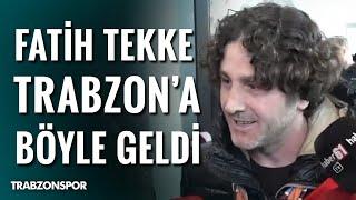 Trabzonspor'un Yeni Teknik Direktörü Fatih Tekke Trabzon'a Geldi / A Spor / Spor Ajansı / 11.03.2025