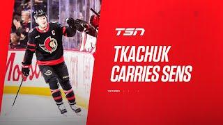 Tkachuk carries Sens to overtime win