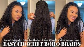 HOW TO: DIY EASY & VERSATILE ILLUSION BOHO BRAIDS (FAST & BEGINNER FRIENDLY)