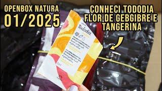 OPENBOX NATURA 01/2025: CONHECI CREME TODODIA FLOR DE GENGIBRE E TANGERINA  + REAJUSTE  DE PREÇOS!