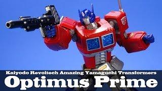 Amazing Yamaguchi Optimus Prime Transformers Revoltech Kaiyodo Convoy Action Figure Review