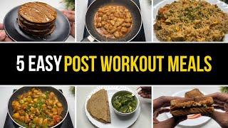 5 Easy Post Workout Meal Options ( 40+ Protein ) 