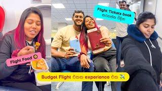 Thai Air Asia Budget Flight Experience එක | Flight Food | Stories of Lash