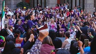 8 de marzo, Día Internacional de las Mujeres. Palacio Nacional