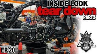 EP20 inside of M8 NEW 2022 Road Glide Limited before The Big Boar 131 big bore kit