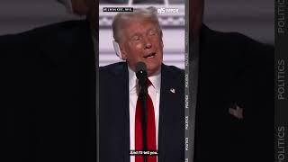 Trump addresses the RNC, saying he's 'not supposed to be here' after the assassination attempt