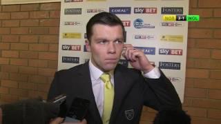 Jonny Howson Reaction | Norwich City 3, Wolverhampton Wanderers 1