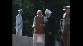 PM Shri Narendra Modi at the Ceremonial Reception In Iran