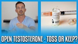 Should You Throw Away Unused Testosterone From Opened Glass Ampoules