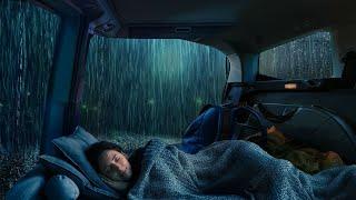 Rain Sounds For Sleeping - 99% Instantly Fall Asleep With Rain Sound outside the window At Night