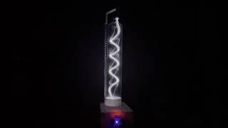 plasma spiral lamp experimentation