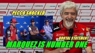 Ducati Boss BOLD Statement to Marquez, Pecco and Jorge Martin, Marc Is Number One | MotoGP News 2024