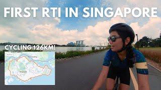 My first 100km ride  Singapore round-the-island ride