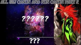 All Ssj Canon and Non Canon Power level (Goku) Part 2All Form.