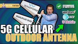 All New! Waveform Re-Invents The 5G LPDA! T-Mobile AT&T Verizon- 4x4 MIMO Outdoor Cellular Antenna