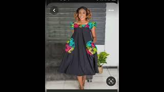 Most amazing Ankara styles mixed with plain material since 2020-23.