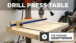 How to Make a Simple Drill Press Table