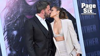 Jennifer Lopez, Ben Affleck kiss and make up after tense exchange on red carpet | Page Six