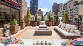 TOURING a STUNNING NYC PENTHOUSE w HUGE TERACE W RYAN SERHANT | 301 E 52nd St, PHC | SERHANT. Tour