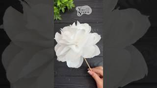 How to make Easy Tissue Paper Flowers  DIY Paper Craft Tutorial