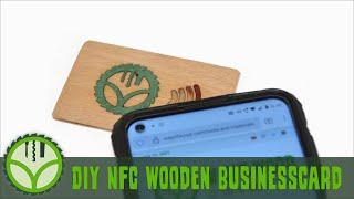 DIY Wooden Businesscard with NFC Tag