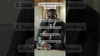 Top 5 Gewohnheiten für Finanzziele