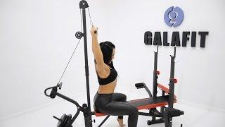 Galafit MS100 обзор силовая станция домашняя мультистанция тренажер скамья для дома жим