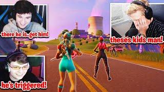 BUGHA *TEAMS* WITH PROS to STREAM SNIPE TFUE in PRO MATCH! (Fortnite)