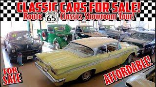 AFFORDABLE CLASSIC CARS FOR SALE!!! Route 65 Sales and Classics! Showroom Tour! Lot Walk. Inventory!