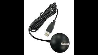 How to use GlobalSat USB GPS receiver BU-353N