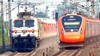  130 KMPH High Speed Train Videos Compilation of Indian Railways | Best Train Videos in India