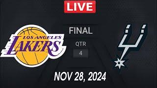 NBA LIVE! Los Angeles Lakers vs San Antonio Spurs | November 28, 2024 | NBA Season LIVE! 2K25