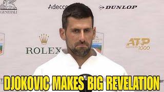 BOMB! DJOKOVIC TRAINS IN SHANGHAI AND MAKES REVELATION! TENNIS NEWS TODAY