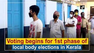 Voting begins for 1st phase of local body elections in Kerala