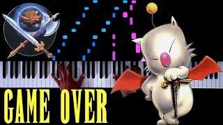 10 CLASSIC Final Fantasy "Game Over" Themes on Piano