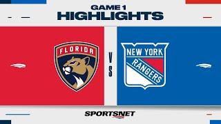 NHL Game 1 Highlights | Panthers vs. Rangers - May 22, 2024