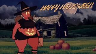 Happy Halloween August animation simple walk cycle