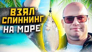 Рыбалка на спиннинг на черном море. Взял с собой спиннинг на отдых в Сочи - Адлер.