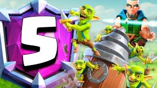 TOP 5 WITH DRILL MAGIC ARCHER - Clash Royale