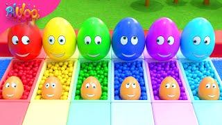 Surprise Eggs Kids Song | BluLoo Nursery Rhymes & Kids Songs