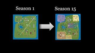 Zombs Royale Map Overview | Seasons 1-15