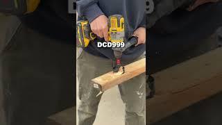 DCD708 vs DCD805 vs DCD999 vs DCD470 DeWalt drill showdown! Who won? #dewalt  #diy #milwaukeetools