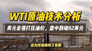 (20/03/2024)WTI原油技术分析：美元走强打压油价，盘中跌破82美元！ | #黄金 #美联储 #美元