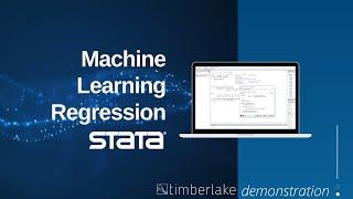 Machine Learning Regression with Stata, a Demonstration with Dr. Cerulli